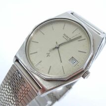 ♪tyom 1336-1 520 RADO ラドー QZ クォーツ 729.2008.4デイト 腕時計 メンズウォッチ 稼働品 腕周り約19㎝_画像3