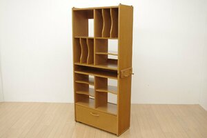  Karimoku ×benese combining book shelf karimoku Benesse oak material bookcase placement free shelves board adjustment possible oak system desk writing desk child part shop 