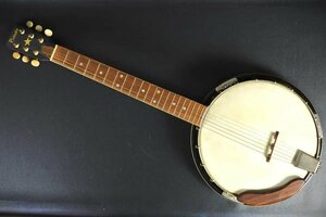 ▼PIRLES ピアレス Banjo バンジョー 弦楽器 ■現状品 6弦バンジョー ギターバンジョー アコースティックギター 楽器