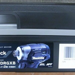 新品 makita マキタ 充電式インパクトドライバ TD173DRGXB ブラック 18V/6.0Ah（バッテリBL1860B×2本・充電器DC18RF)の画像2