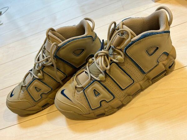 NIKE AIR MORE UPTEMPO ライムストーンアンドバレリアンブルー