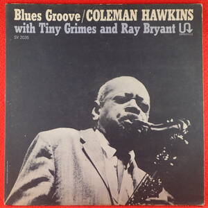 千円開始★神洗浄【ギガレア★重量盤182ｇ★USオリジナル★SWINGVILLE★RVG★溝】★COLEMAN HAWKINS+TINY GRIMES+RAY BRYANT/Blues Groove