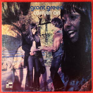 千円開始★神洗浄【ギガレア★USオリジナル★BLUE NOTE★青白★LIBERTY STEREO VAN刻印】★GRANT GREEN /Carryin' On★JAZZ-FUNK金字塔名盤の画像1