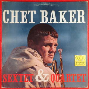 送料無料★神洗浄【家宝級レア★イタリア独自制作盤＋極美盤★イタリア廃盤 JOKER】★CHET BAKER/SEXTET＆QUARTET★伊ハードバップ最高傑作