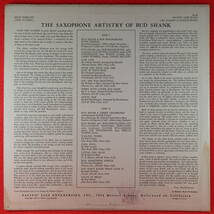 千円開始★神洗浄【ギガレア★奇跡の美盤★US完オリ★MONO 両溝】★BUD SHANK+BOB BROOKMEYER/THE SAXOPHONE ARTISTRY OF★William Claxton_画像2