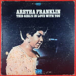 千円開始★神洗浄【ギガレア★USオリジナル ATLANTIC 初回BROADWAYラベル】★ARETHA FRANKLIN/This Girl's In Love With You★DUANE ALLMANの画像1