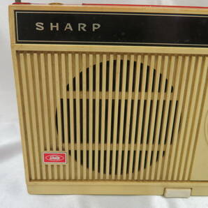 【昭和レトロ】SHARP シャープ BPG-707 SONOPAC ソノパック ラジオ/ポータブル/レコードプレーヤー 現状品の画像3