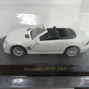 7.【KYOSH】京商 メルセデスベンツミニカーコレクション 1:64「Mercedes-Benz SL55 AMG」ホワイト 保管品の画像2