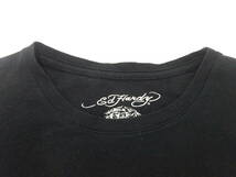 Ed hardy　エドハーディー　半袖Tシャツ　プリントTシャツ　タイガー　ブラック　Ｌ　夏　レディース　Y-596お_画像8