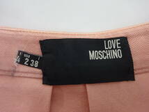 LOVE MOSCHINO　ラブ・モスキーノ　グラデーション　スカート　膝上丈　綺麗めデザイン　2カラー　ピンクレディース　Y-620あ_画像6