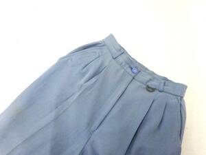 Christian Dior Christian Dior pants simple simple light blue S size all season lady's Y-655.