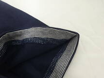 TAKEO KIKUCHIKI　タケオキクチ　半袖Tシャツ　新品未使用　タグ付き　Vネック　袖裏ボーダー　ネイビー　Mサイズ　夏　メンズ　Y-665い_画像8