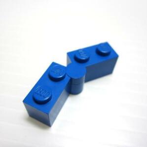 レゴ★年代物！ブロック型のスムースタイプヒンジ(青色)の画像1