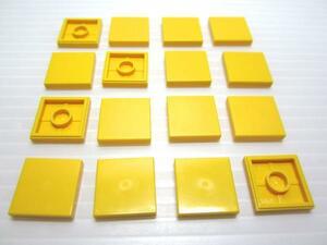 レゴ★未使用！黄色の２×２タイル１６点セット