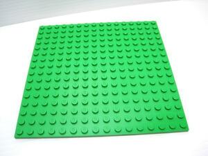  Lego * unused! reverse side ..... light green color. base plate (16X16)#2