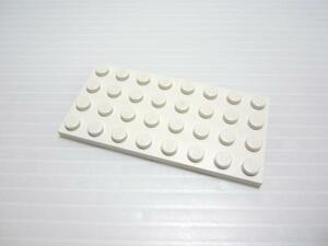 レゴ★白色の４×８プレート（中古品）