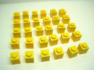 レゴ★未使用！黄色の１×１基本パーツ３０点セット