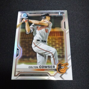  2021 Topps Bowman Chrome Draft Colton Cowser Refractor 1st