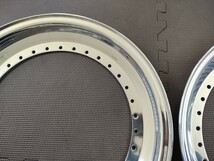 BBS 16inch 1.5J 純正アウターリップ 2枚 1.5×16 BBS RS outer lips for sale リバレル等に_画像8