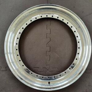 難有り BBS 16inch 純正 アウターリップ 0.5J 8枚 BBS RS 0.5×16 outer lips for saleの画像6