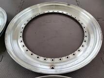 BBS 17inch 0.5J 2枚 1.0J 2枚 純正 アウターリップ BBS RS 0.5×17 1.0×17 outer lips for sale_画像7