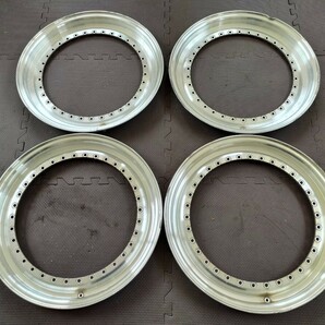 BBS 17inch 0.5J 2枚 1.0J 2枚 純正 アウターリップ BBS RS 0.5×17 1.0×17 outer lips for saleの画像1