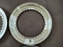 BBS 17inch 0.5J 2枚 1.0J 2枚 純正 アウターリップ BBS RS 0.5×17 1.0×17 outer lips for sale_画像6