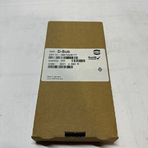 新品未使用　HARTING D-Sub端子 雄ピン 金 20-24 AWG 圧着 500個