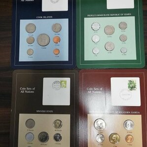 0401B49 「Coin Sets of All Nations」シリーズ デンマーク モルドバ モロッコ など おまとめ30枚 ケース入り ※追加画像有りの画像8