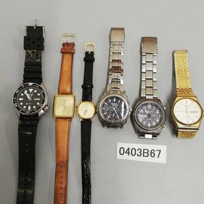 0403B67 腕時計 ジャンク品 おまとめ SEIKOセイコー CITIZENシチズン CASIOカシオ などの画像1