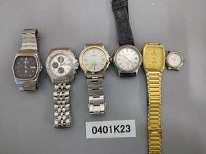 0401K23　腕時計　文字盤　ジャンク品　おまとめ　SEIKOセイコー　CITIZENシチズン　JUNGHANS　など　※追加画像有り・1点ベルト劣化有り