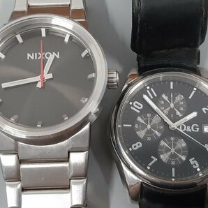 0401U81 時計 腕時計 ジャンク品 おまとめ SEIKO TECHNOS SWATCH NIXON D&G ORIENTの画像4