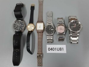 0401U81　時計　腕時計　ジャンク品　おまとめ　SEIKO　TECHNOS　SWATCH　NIXON　D&G　ORIENT