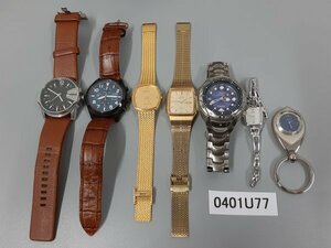 0401U77　時計　腕時計　ジャンク品　おまとめ　SEIKO　CITIZEN　ELGIN　DIESEL　など