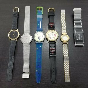 0402T40 腕時計 ジャンク品 おまとめ6点 ROMIA GUESS TECHNOS などの画像3