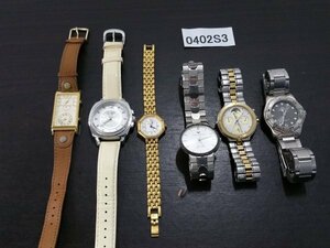 0402S3　時計　腕時計　ジャンク品　おまとめ　COACHコーチ　MARIO VALENTINO　ミラショーン など