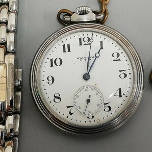0402B43 腕時計 懐中時計 ジャンク品 おまとめ メルセデスベンツ ENICAR WALTHAM などの画像3
