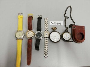 0402B96　腕時計　懐中時計　ジャンク品　おまとめ　Swatchスウォッチ　S.M.W.T　など