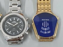 0402U136　時計　腕時計　ジャンク品　おまとめ　TECHNOS　BESTWIN　TISSOT　MARSHAL　など_画像8