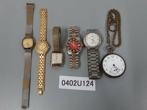 0402U124　時計　腕時計　懐中時計　ジャンク品　おまとめ　TISSOT　SEIKO　など