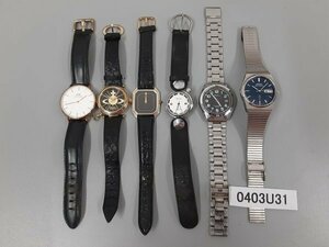 0403U31　時計　腕時計　ジャンク品　おまとめ　SEIKOセイコー　Vivienne Westwood　INTIMA など