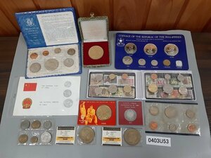 0403U53　世界のコイン　記念コイン　硬貨　おまとめ　フィリピン　中国　シンガポール など ※追加写真あり