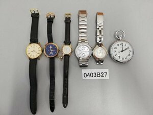 0403B27　腕時計　懐中時計　ジャンク品　おまとめ　SEIKOセイコー　CITIZENシチズン　VivienneWestwood　など　※記念刻印有り