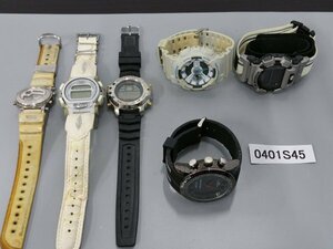 0401S45　時計　腕時計　ジャンク品　おまとめ　CASIO カシオ　G-SHOCK　Baby‐G　OVERLAND など