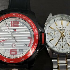 0403M12 時計 腕時計 ジャンク品 おまとめ CITIZEN SEIKO KLAEUSE トミーヒルフィガー などの画像9