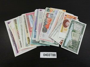 0403T88　各国の旧紙幣　紙幣　BANKNOTE　おまとめ107枚