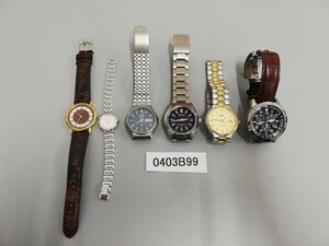 0403B99　腕時計　ジャンク品　おまとめ　SEIKOセイコー　CITIZENシチズン　Burberrysバーバリー　など