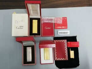 0403B97 lighter smoking .Cartier Cartier . summarize 3 point 1 point ga Stan k attaching in the case * addition image equipped 