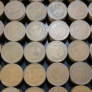 0404S4 日本 現行 貨幣 硬貨 昭和 10円玉 ギザ10 1,202枚 おまとめの画像6