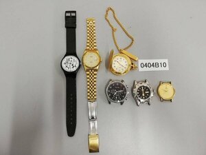 0404B10　腕時計　懐中時計　文字盤　ジャンク品　おまとめ　SEIKOセイコー　Swatchスウォッチ　Klaeuse　など